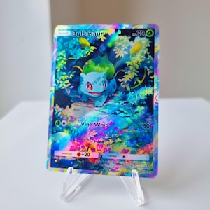 Bulbasaur Pocket Holographic Card Genetic Apex | Custom Made TCG Cards