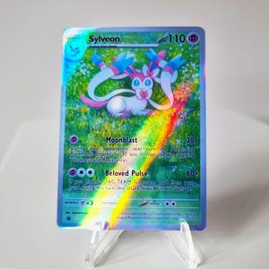 Sylveon Custom Card | Holographic Card TCG