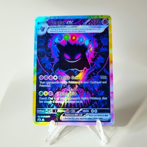 Gengar Terastallize Custom Card | Holographic Card TCG