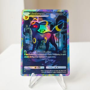 Umbreon Pocket Holographic Card Eevee Grove | Custom Made TCG Cards