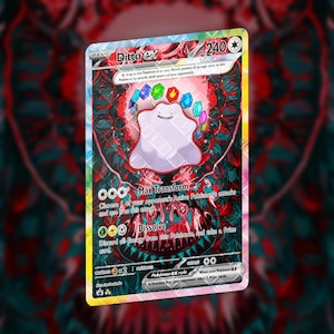 Ditto Terastallize Custom Card | Holographic Card TCG