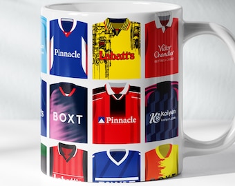 Nottingham Forest Mug | 11oz Classic Football Kits History Ceramic Cup