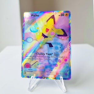 Pichu Pocket Holographic Card Wisdom of Sea and Sky | Custom Made TCG Cards