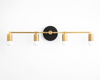 Brass Vanity Light Etsy