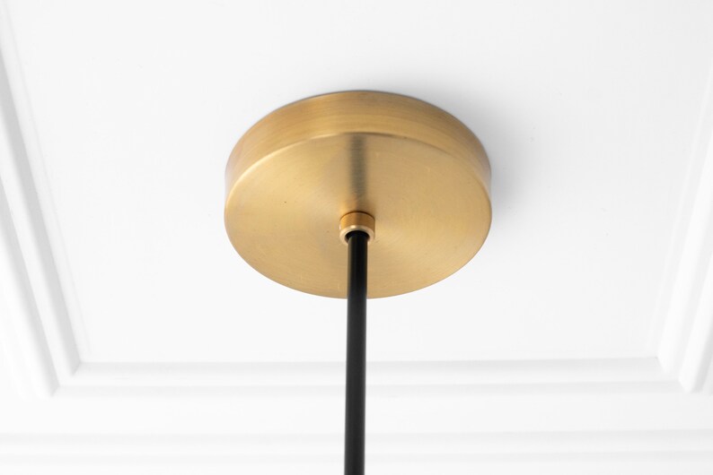 Atomic Lamp Black and Gold Sputnik Modern Chandelier Mid Century Light Kitchen Light Contemporary Abstract Model No. 5056 image 4