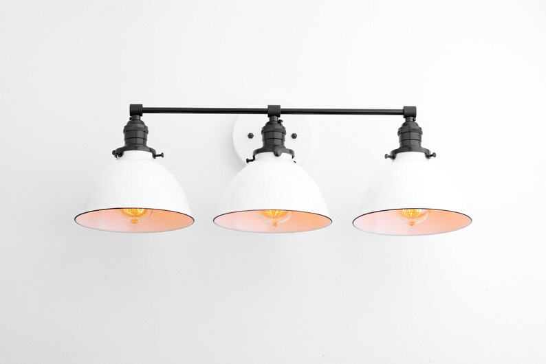 Vanity Light Wall Sconce 3 Bulb Vanity Bathroom Lighting Etsy