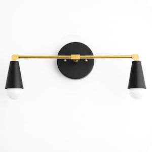 Midcentury Vanity - Cone Wall Light - Modern Light Fixture - Wall Lamp - Model No. 1298