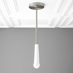 Pendant - Kitchen Pendant - Cone Pendant - White Pendant - Model No. 5045