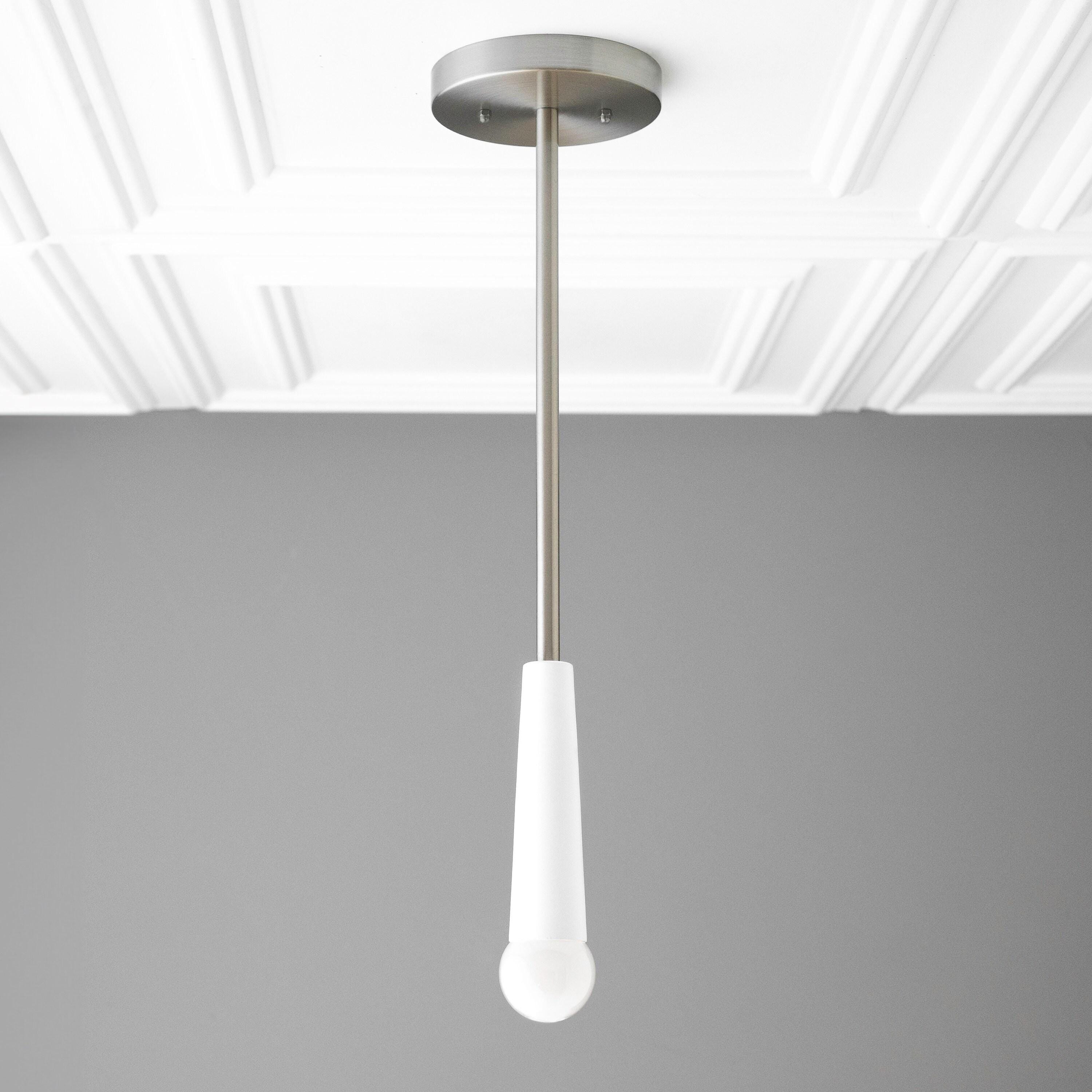Pendant - Kitchen Pendant - Cone Pendant - White Pendant - Model No. 5045
