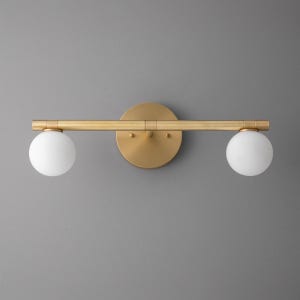 Vanity Light-Wall Light-Bathroom Light-Brass Vanity Light - Model No. 6795