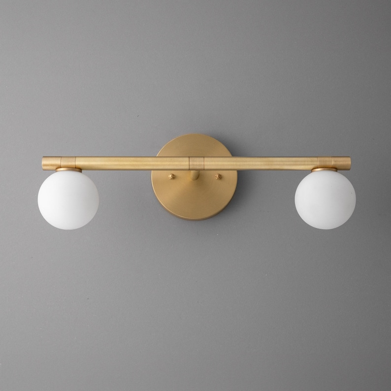 Vanity Light-Wall Light-Bathroom Light-Brass Vanity Light - Model No. 6795 image 1