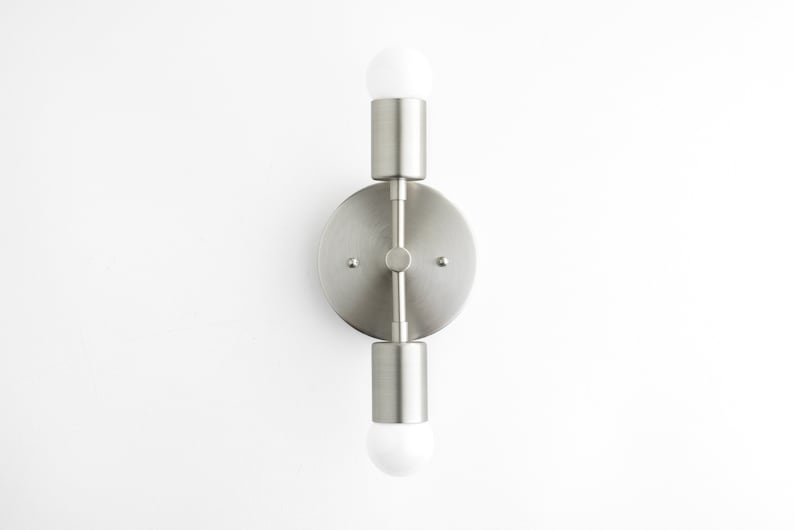 Model No Black White Light White Wall Sconce Midcentury Modern White Lighting 5550 Wall Sconce Mid Century Lighting