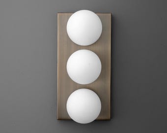 Sconce Light-Triple Globe Sconce-Modern Wall Sconce - Model No. 2623