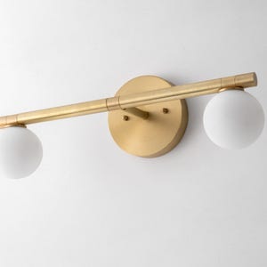 Vanity Light-Wall Light-Bathroom Light-Brass Vanity Light - Model No. 6795 image 4