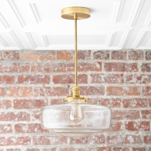 Schoolhouse Globe Pendant Light Edison 