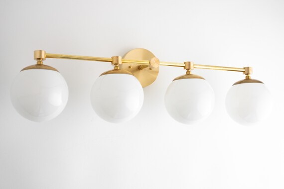 4 globe on sale vanity light