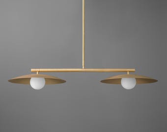 Chandelier Light - Brass Light Fixture - Chandelier Lighting - Model No. 5272