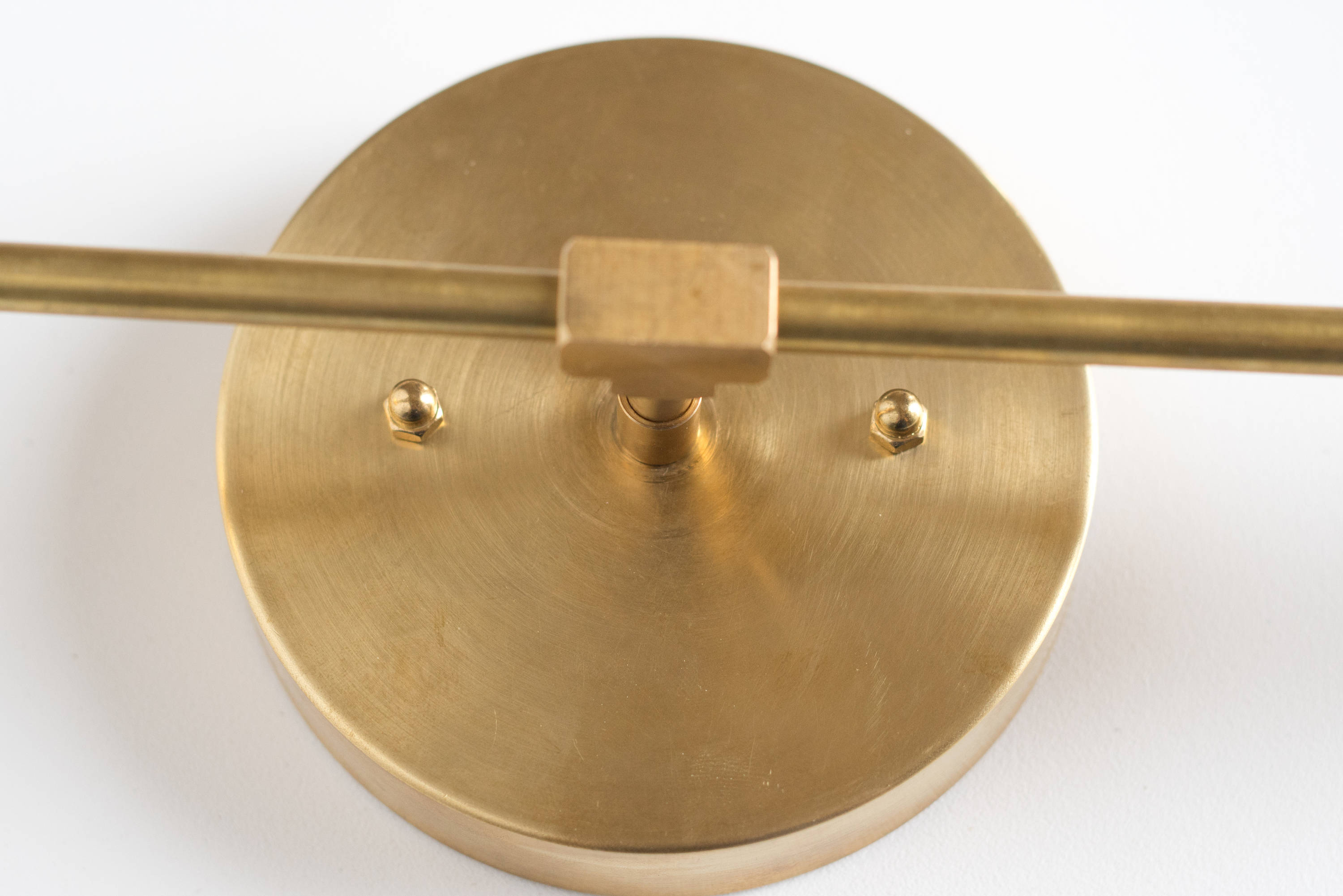 modern brass vanity light