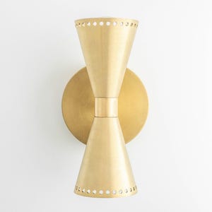 Geometric Sconce - Holy Cone - Cast Brass Cone - Modern Sconce - Lighting Fixtures - Mid-Century Lighting - Model No. 5450