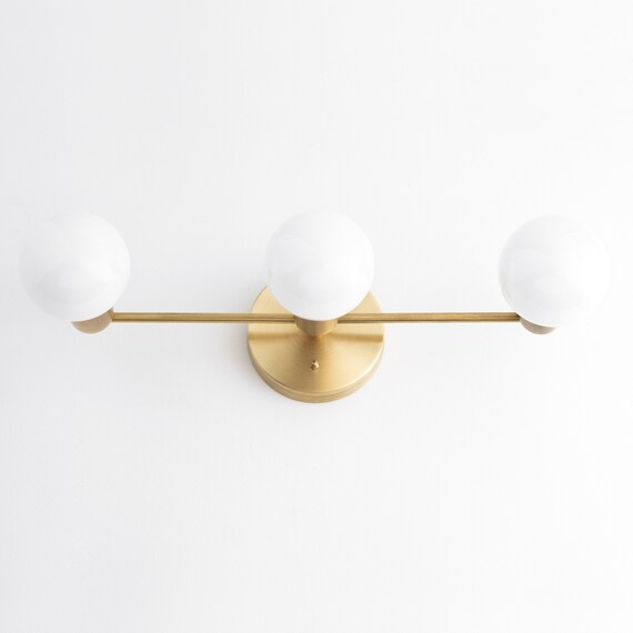 Retro globe vanity light deals