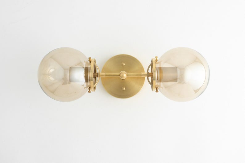 Bathroom Vanity - Bathroom Lighting - Bathroom Wall Light - Hallway lighting - Art Deco Lighting - 1950's Lighting - Model No. 8983 image 5