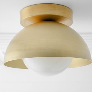 Ceiling Fixture Multiple Finish Options Opal Globe Light Modern Light Fixture Ceiling Lighting Ceiling Light Model No. 2375 image 8