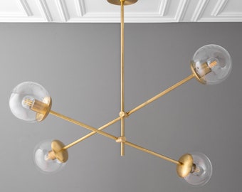 Chandelier Light-Light Fixture-Hanging Light-Globe Chandelier - Model No. 0490