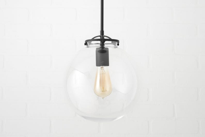 Modern Brass Light - Modern Chandelier - Hanging Chandelier - Brass Pendant Light - Mid Century Lighting - Foyer Light - Model No. 3972 image 5