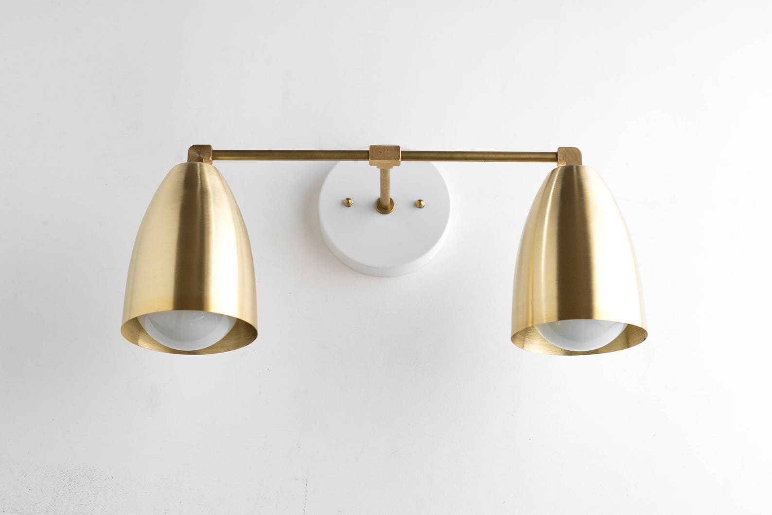 Modern Brass Fixture Bathroom Lighting Mid Century Modern Etsy