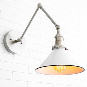 Modern Farmhouse Wall Sconce Wall Light Fixture Adjustable Sconce With Switch Model No. 3861 image 9