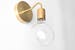 Minimalist Lighting - Mid Century - Modern Wall Sconce - Brass Lighting - Model No. 3655