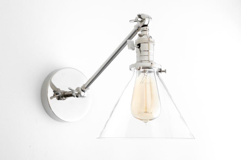 Farmhouse Sconce - Rustic Light Fixture - Adjustable Sconce - Wall Lamp - Light Fixture - Model No. 7962 画像 4