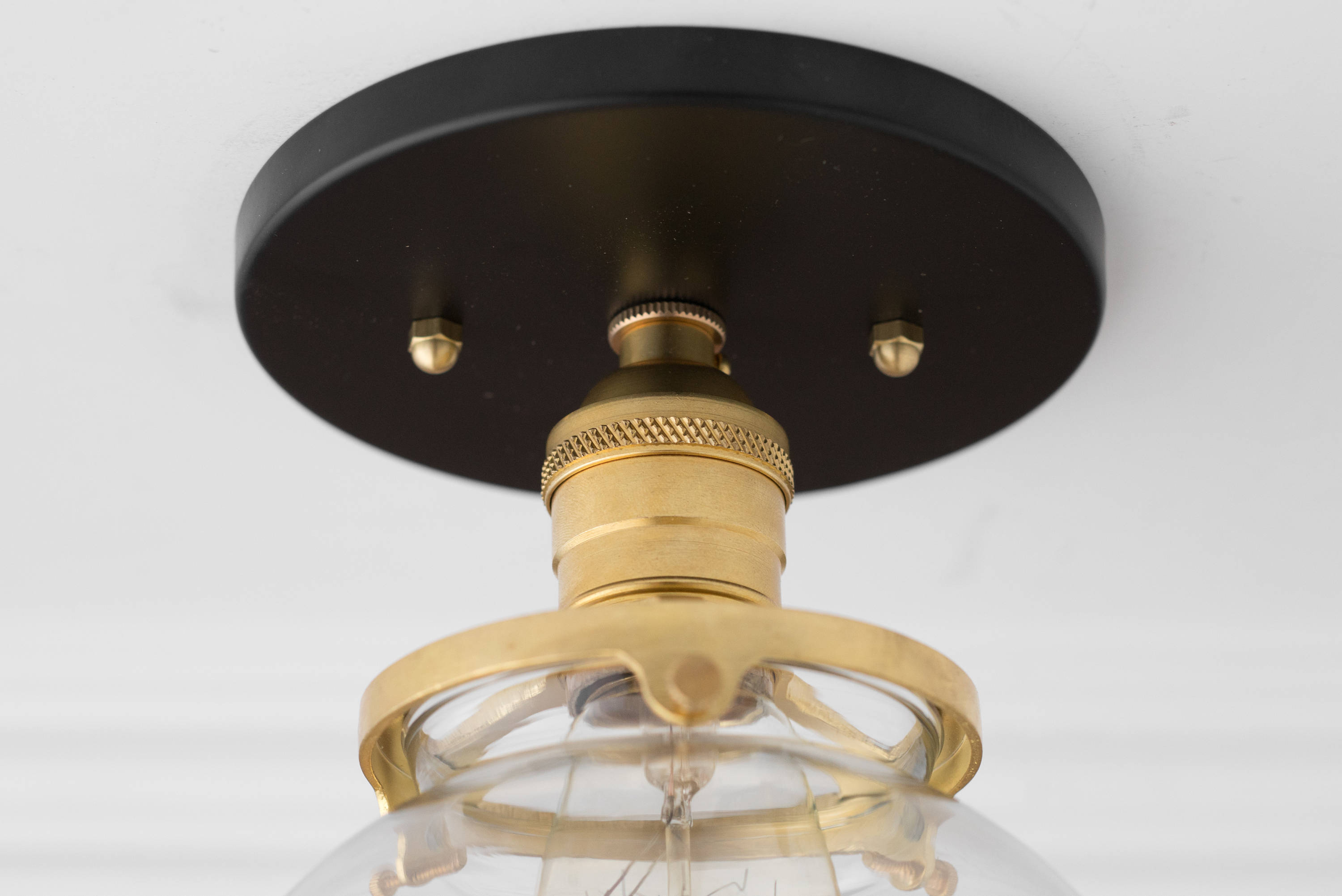 Globe Fixture Glass Globe Light Modern Ceiling Lights Etsy