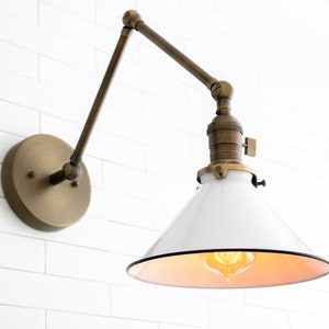 Modern Farmhouse Wall Sconce Wall Light Fixture Adjustable Sconce With Switch Model No. 3861 image 5