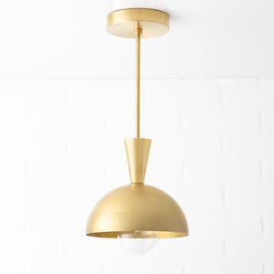 Pendant Lighting - Brass Pendant - Island Light - Kitchen Island - Mid Century Lighting - Modern Lighting - Ceiling Fixture - Model No. 7713