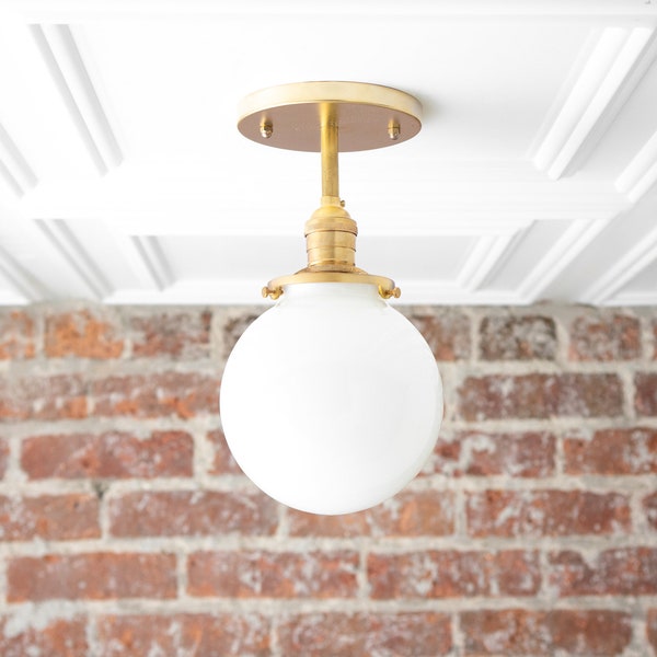 Globe Light Fixture Etsy