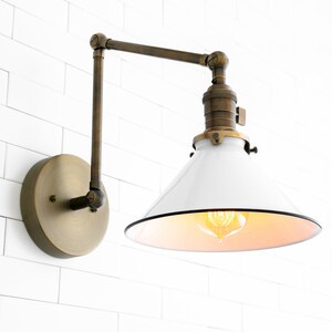 Modern Farmhouse Wall Sconce Wall Light Fixture Adjustable Sconce With Switch Model No. 3861 image 6