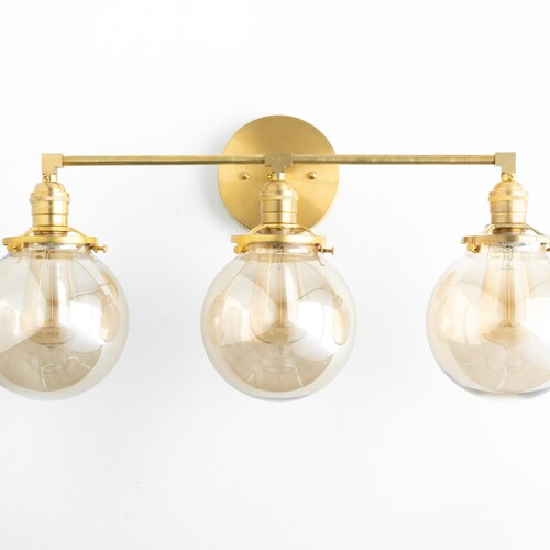 Bathroom Light Fixtures Brass Everything Bathroom