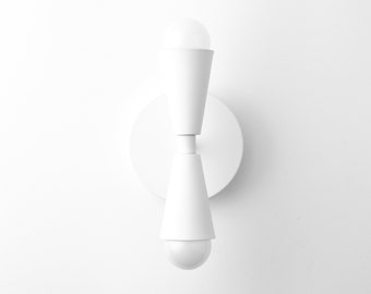 White Cone Sconce - Modern Lighting - Light Fixture - Wall Sconce - Unique Lighting - Model No. 4717