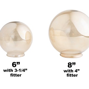 Replacement Glass Globe and Cone Shades image 4