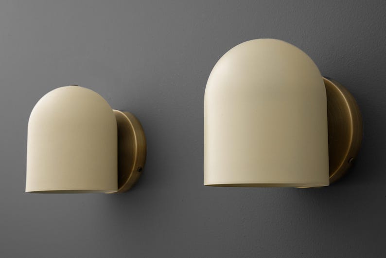 Sconce Light-Modern Wall Sconce-Brass Wall Light-Minimalist Lamp - Model No. 2424 afbeelding 2