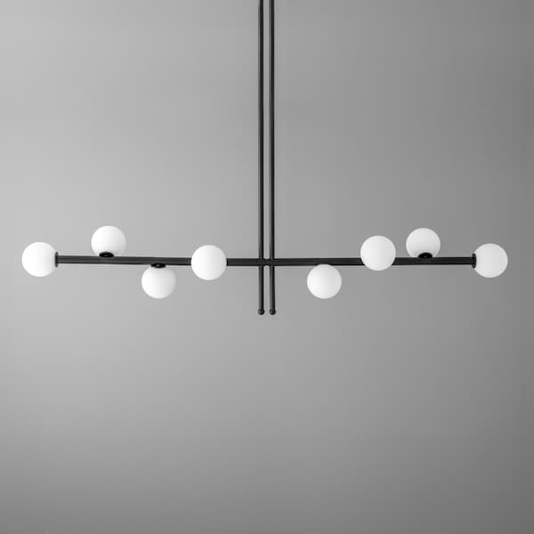 Chandelier Light-Linear Chandelier-Light Fixture-Cluster Chandelier - Model No. 8330