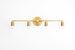 Brass Vanity Lamp - Long Vanity Light - 4 Bulb - Bathroom Light - Vanity Light Fixture - Bathroom Fixtures - Mirror Lights - Model No. 5003