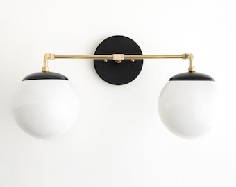 Vanity Fixture - Mid Century Lighting - Vanity Light - Bathroom Wall Light - Light Fixture - Unique Lighting - Model No. 7615