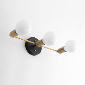 Bathroom Lighting - Farmhouse Light - Bathroom Vanity - Brass vanity - Brass Light - Vanity Light - Rustic - Retro Light - Model No. 0518