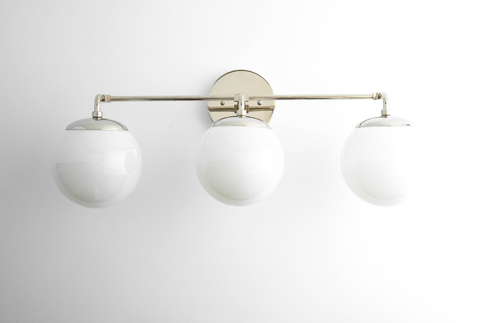 Globe Light Modern Light Fixture Opal Globe Bathroom - Etsy