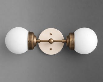 Vanity Light Light-Vanity Light-Bathroom Light-Brass Vanity - Model No. 2599