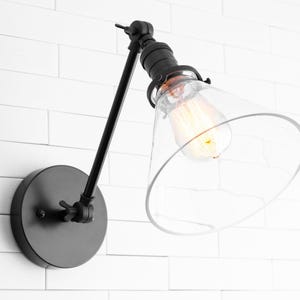 Farmhouse Sconce - Rustic Light Fixture - Adjustable Sconce - Wall Lamp - Light Fixture - Model No. 7962 画像 7