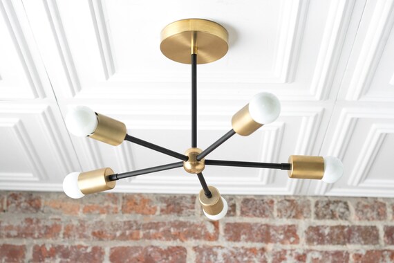 Chandelier Lighting Gold Ceiling Lamp 