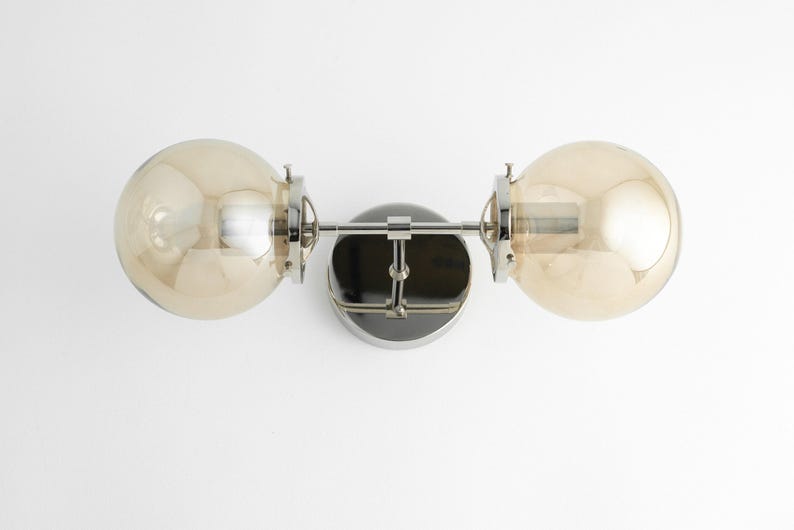 Bathroom Vanity - Bathroom Lighting - Bathroom Wall Light - Hallway lighting - Art Deco Lighting - 1950's Lighting - Model No. 8983 image 3